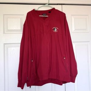 vintage fsu seminole windbreaker pullover
